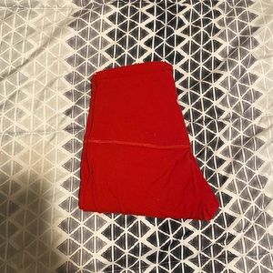 Lululemon red align leggings size 4 great condition length 28
